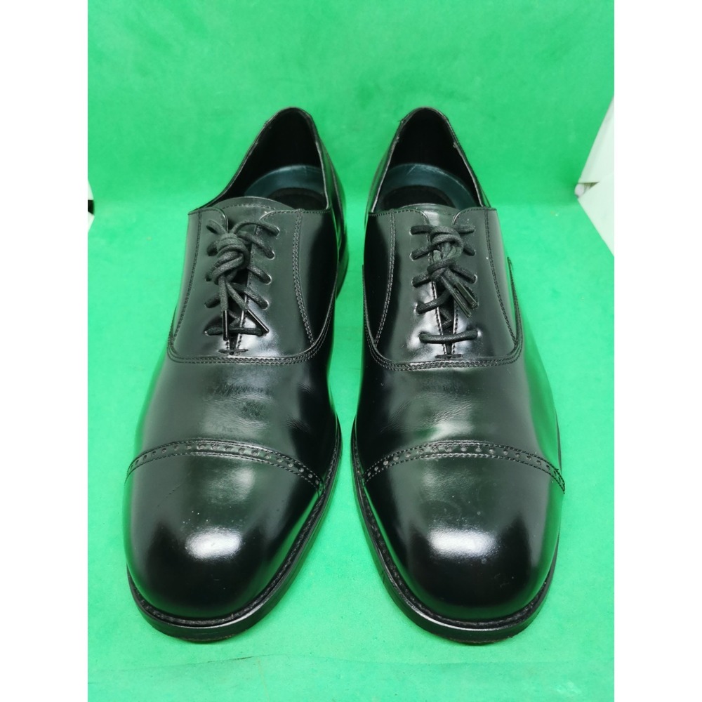 Florsheim Lexington Cap Toe Oxfords Men's 12 D Black Leather Shoes